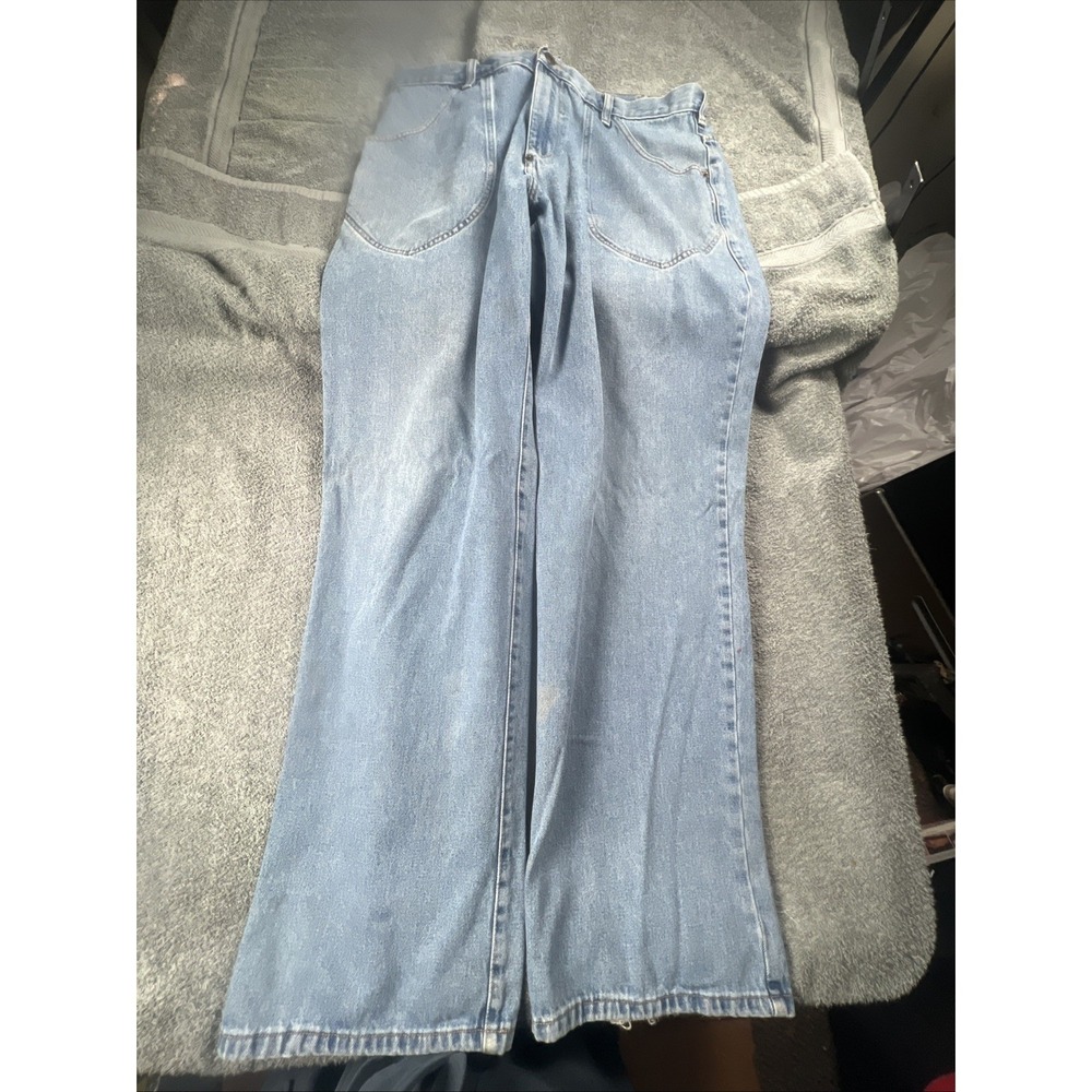 Vintage Sean John Baggy Faded Washed Y2K Wide Leg Jeans Size 38x34  Skater 2000s